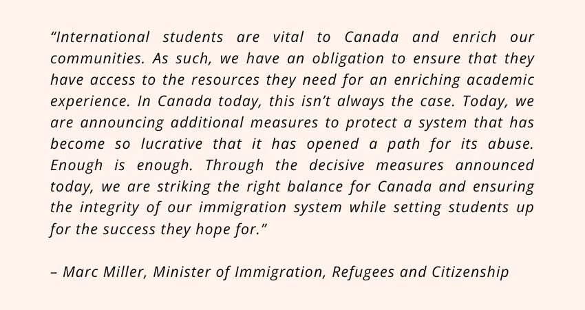 New Changes to Canada Study Visa