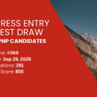 Express Entry Latest Draw PNP Based 29 Sep 2025