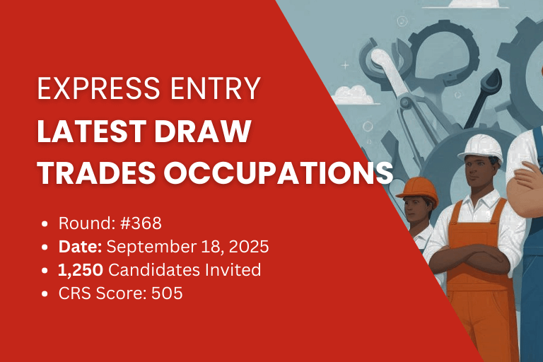 Express Entry Latest Draw Trade Occupations 2025